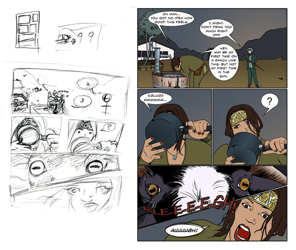 Image of Zombie Ranch Sketch – Page 59