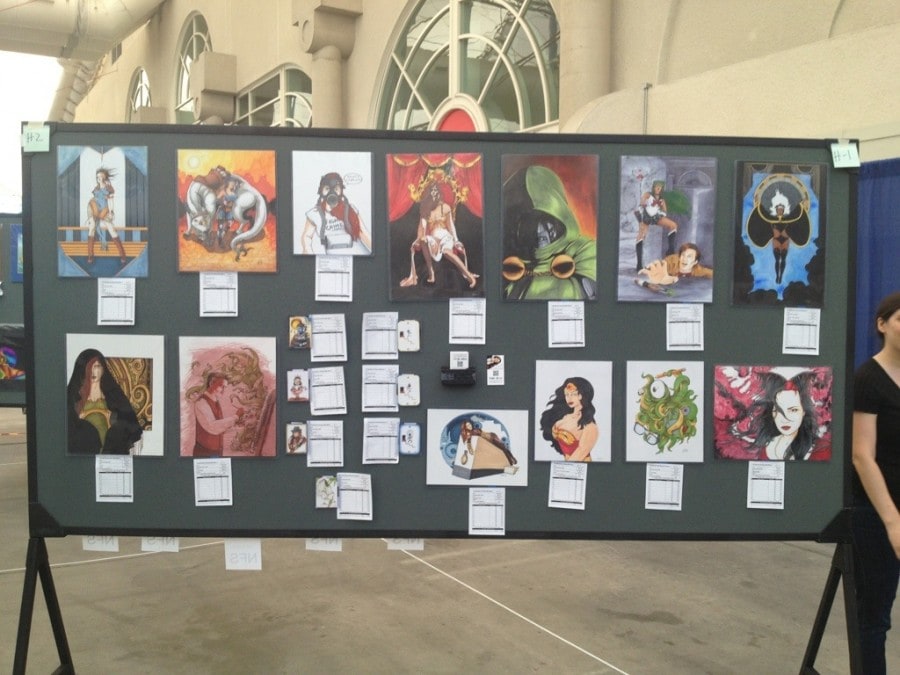 San Diego Comic Con Art Show 2013 - Location: H1 & H2